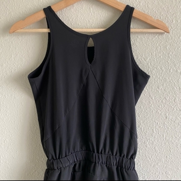 Athleta Girl On the Go Romper In Black Size  L (12) - Picture 9 of 16